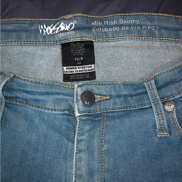 Mossimo 👖Mid Rise Power Stretch Skinny Jeans-Size:(10)30 - Picture 3 of 3